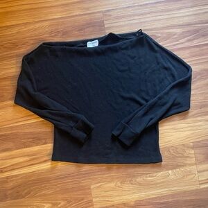 LNA Off the Shoulder Sweater